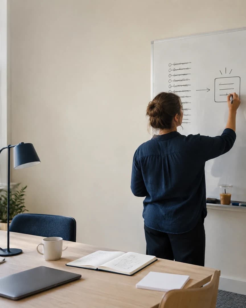 Illustrative example for Clearpath Coaching: The problems most founders have aren't effort problems. They're clarity problems