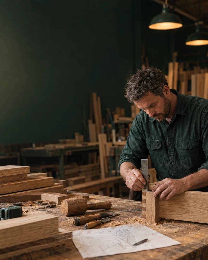 Illustrative example for Hartley & Sons Joinery: Spotlight: Three Questions to Ask Any Joiner Before You Sign a Contract