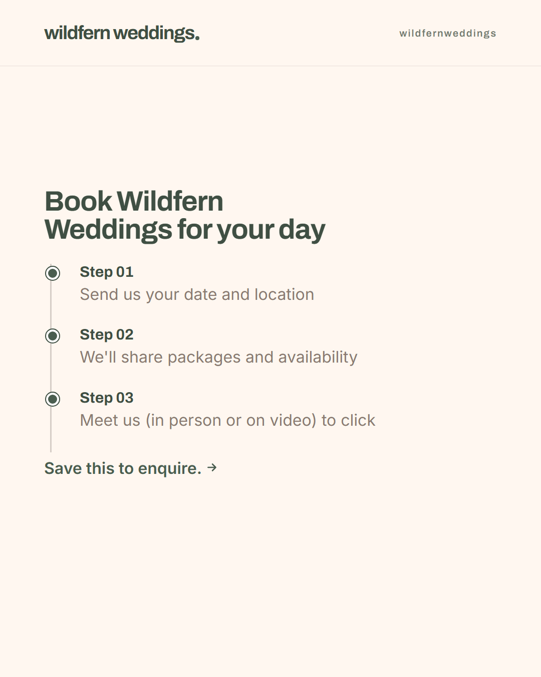Generated example post: Loved your photos? A few words about the day help the next client book with confidence. Leave a review