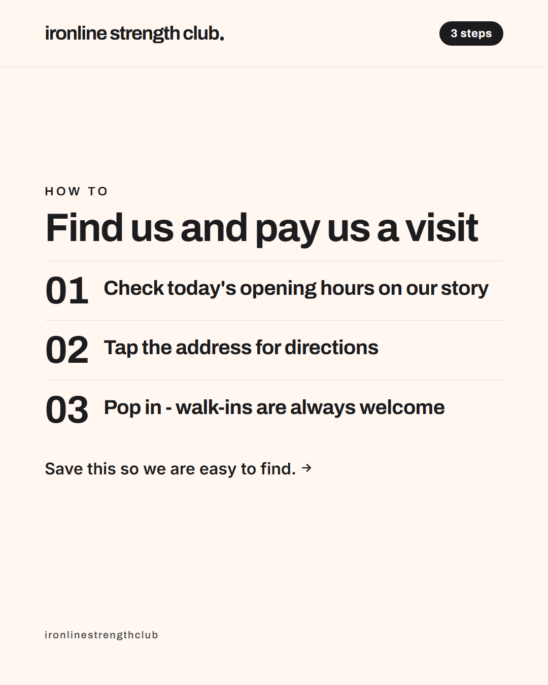 Generated example post: Weekday quiet or weekend buzz - when do you visit?